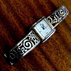 Brighton AMALFI silver tone vintage retired watch